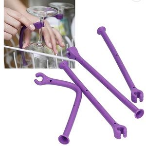 3/$20! NWT! wine glass holder for dishwasher